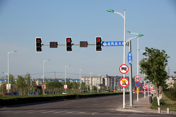 监控 红绿灯 交通 运输 道路