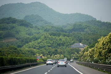 高速公路 杭徽高速 景色优美的