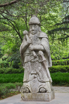 明孝陵神像