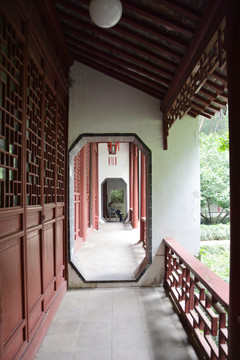 古建筑走廊