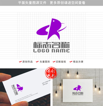 CR字母RC标志K飞鸟logo