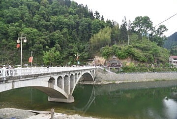 石桥 山水 自然 工农桥 河水