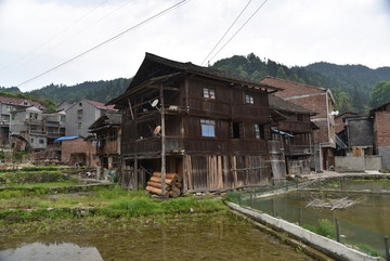 村庄 农村 山野 旧房子