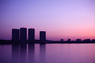 万宝湖 夜景