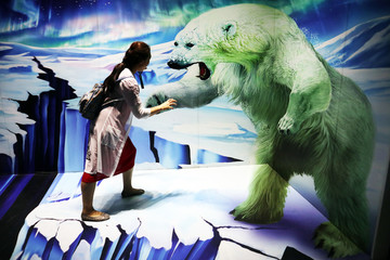 北极熊 冰川 危险
