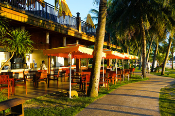 浪漫海岸 海边餐馆