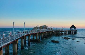 海景 同心桥 浪漫海岸