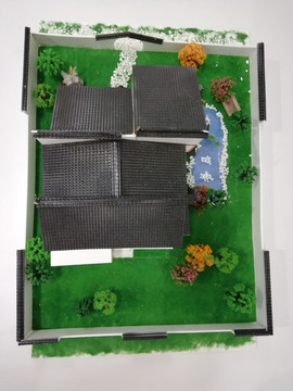 庭院建筑设计模型