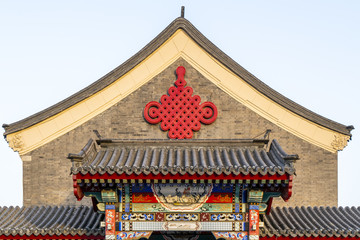 中式建筑彩绘建筑