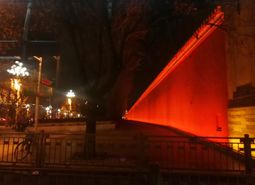 北京街头夜景