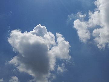 蓝天白云天空背景素材