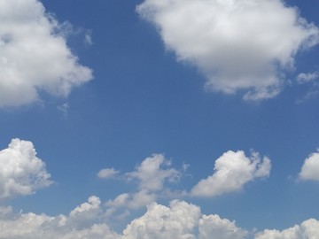蓝天白云天空背景素材