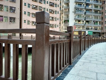 仿木护栏 栏杆 围栏 水泥护栏