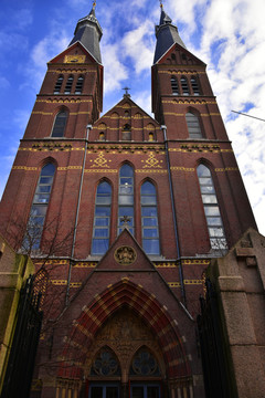 荷兰阿姆斯特丹教堂市政厅