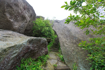 南岳衡山禹王城奇石