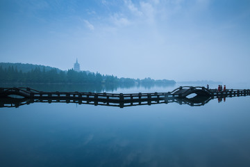 杭州 西湖 长桥