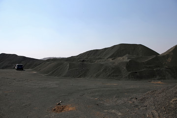 玄武岩碎石矿场