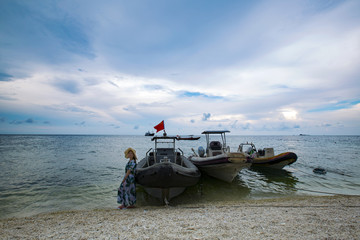 美丽西沙之鸭公岛风光