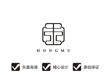 红木家具logo