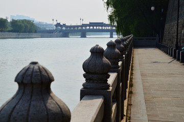 苏州护城河与平门桥