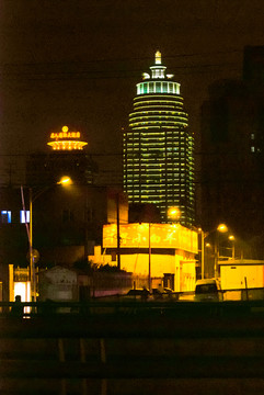 中国石油大厦夜景