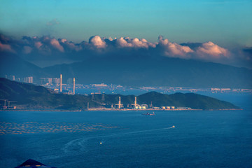 香港屯门 港鼓滩发电厂 大屿山