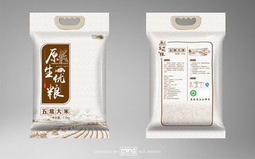 五常大米包装袋设计