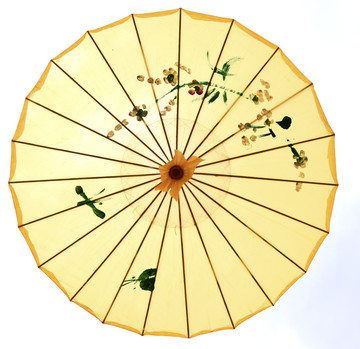 黄色的油纸伞