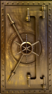古典风格的铜门