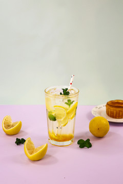柠檬饮品摄影