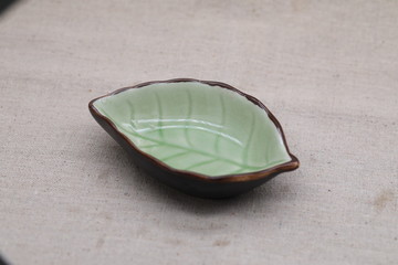 叶子形状 陶瓷小碗