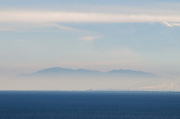 海上黄昏 海上落日 金色海岸