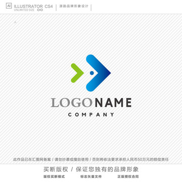 创意鱼logo