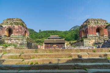 湖北武当山五龙宫风光