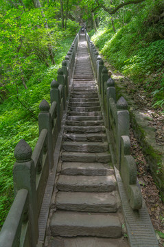 湖北武当山朝天宫风光