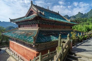 湖北武当山紫霄宫风光