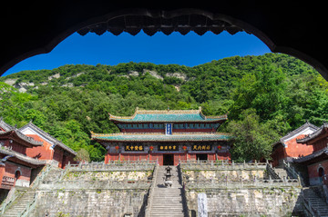 湖北武当山紫霄宫风光