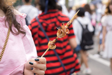 街头小吃 章鱼烤串