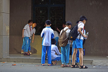 中国的小学生