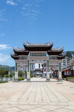 中式门楼