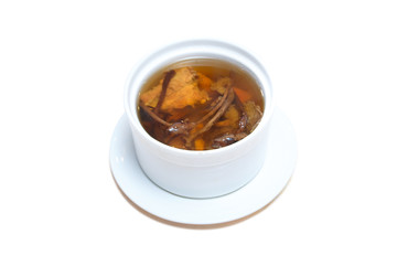 茶树菇排骨炖汤