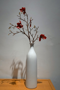 中式摆件 中式插花 陶瓷花瓶