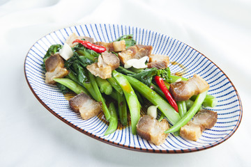 芥兰炒肉