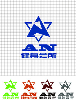 AN健身会所logo