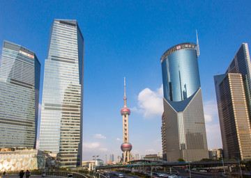 上海浦东 上海高楼大厦 上海