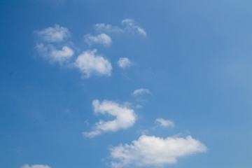 蓝天白云 天空云彩