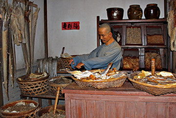 清代店铺场景