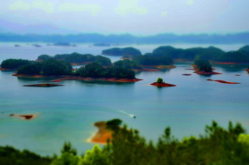 千岛湖风光实拍高清摄影素材