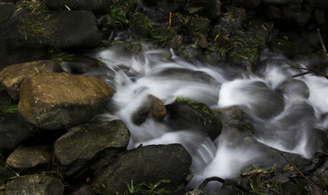 山间溪流