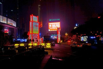 城市 街道 夜景